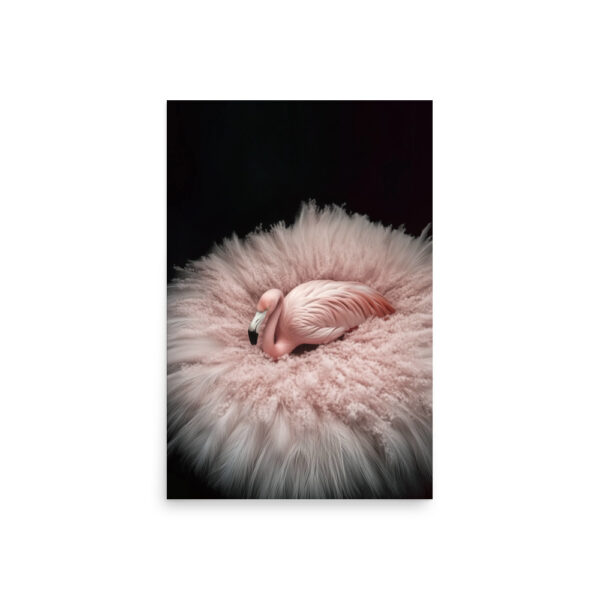Flamingo Feathers Poster - Image 1