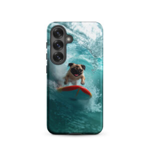 Pug Surfing - Funny Pug Phone case