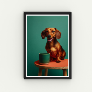 funny dachshund wall art